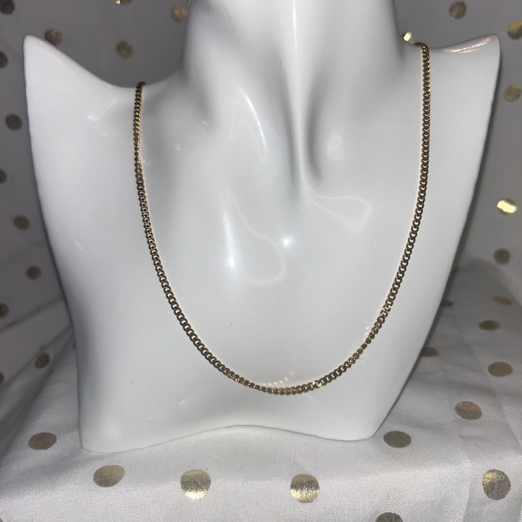 Kinsley Armelle Gold Chain Necklace & Dust Bag